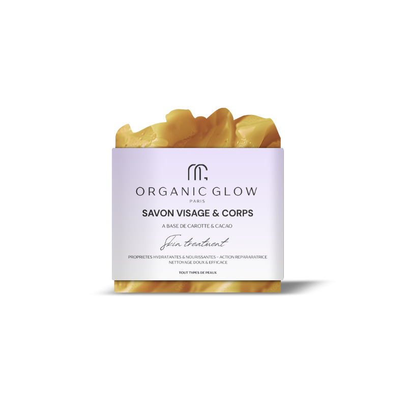 Savon carotte & cacao - idéal peaux mixtes et sèches