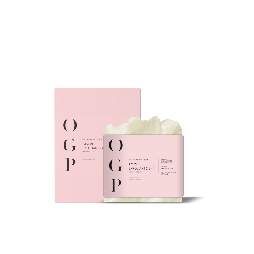 Savon hibiscus & coco - idéal peaux ternes