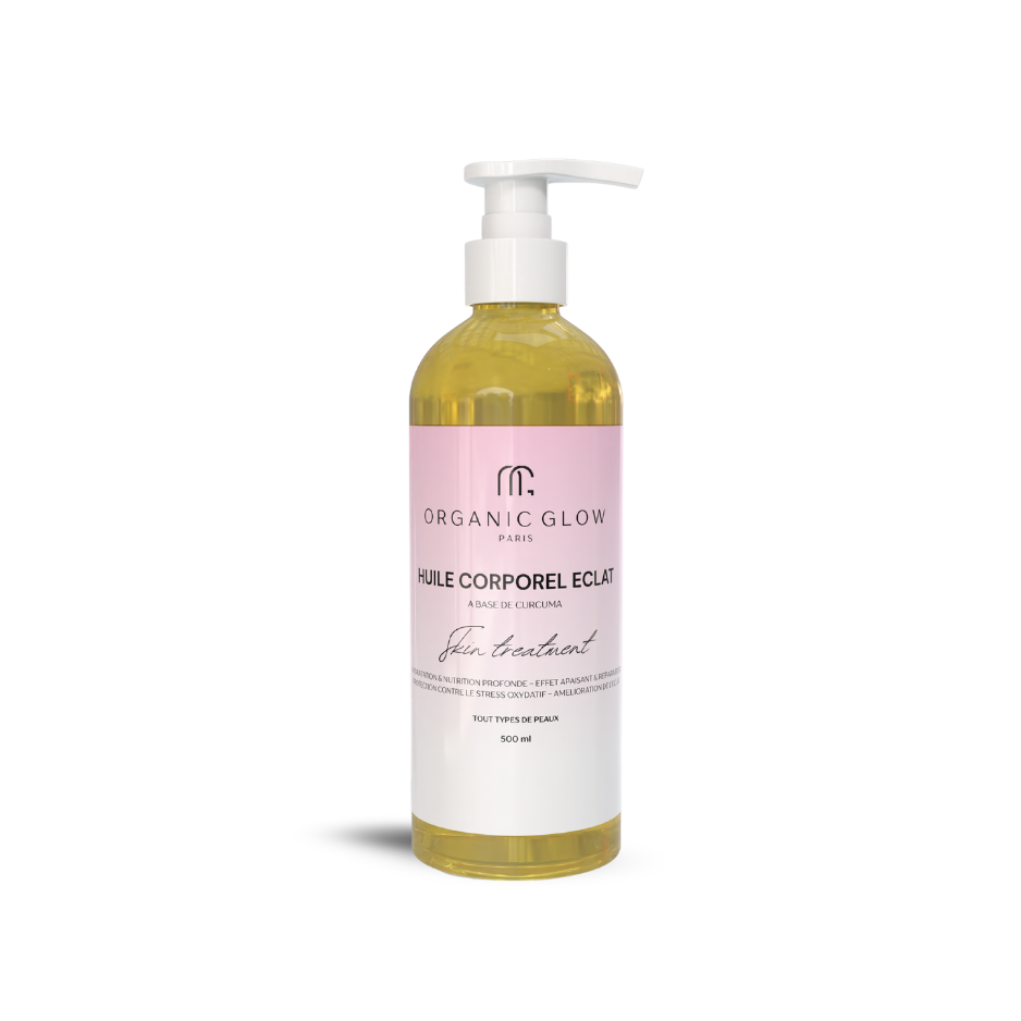 Huile corporel éclat - Gamme au curcuma